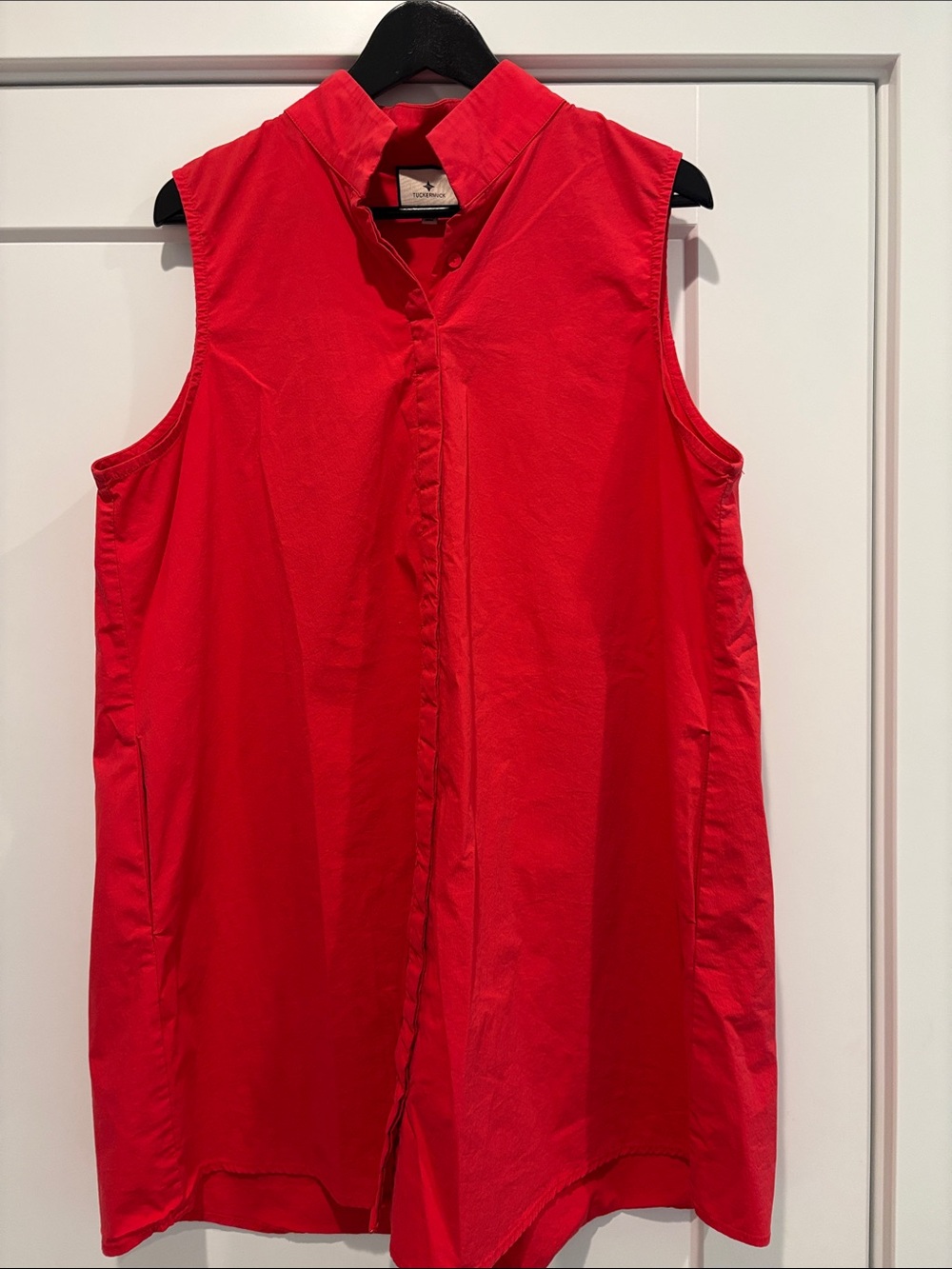 Tuckernuck Sleeveless Mini Dress in Bright Coral